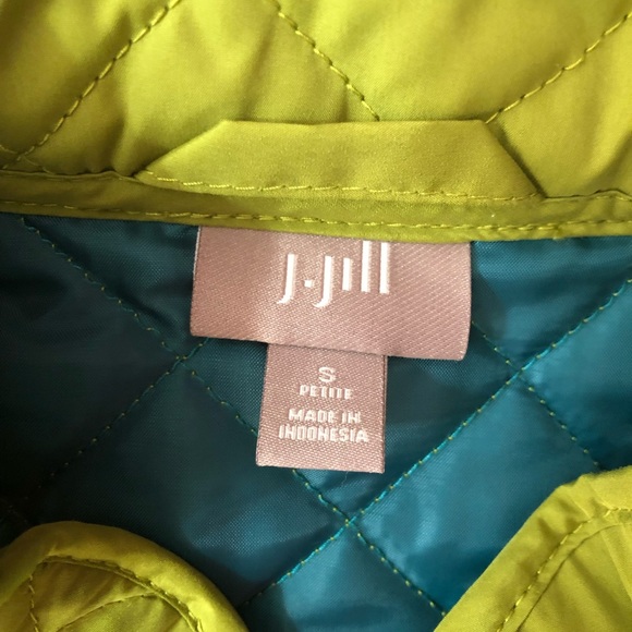 J. Jill Green Quilted Vest - Picture 10 of 12